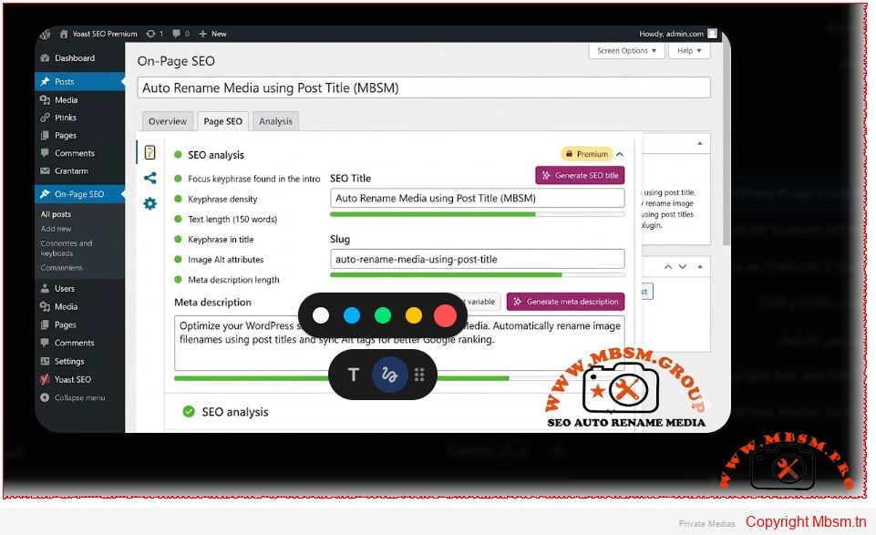 Auto Rename Media using Post Title mbsmpro