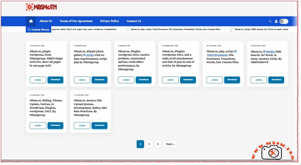 Mbsm.tn, plugin wordpress, from Mbsmgroup, Glass For Files Zip In All Article with keyboard search mbsmpro