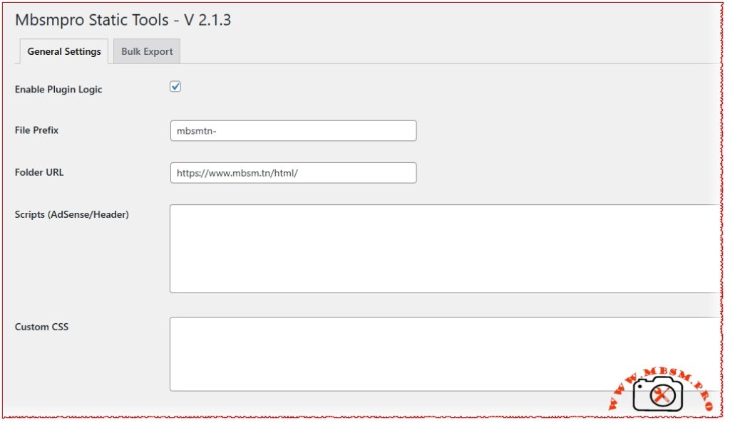Mbsm.tn, Plugins wordpress 2026, auto Gerate HTML Statistic File for Article on edit or all Articles mbsmpro